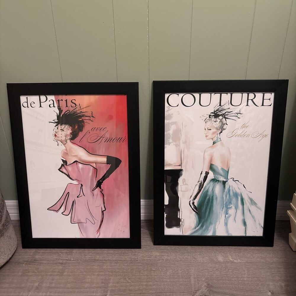 framed fashion Prints